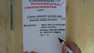 Dekkingspercentage liquiditeitspercentage Economiepaginacom [upl. by Vish]