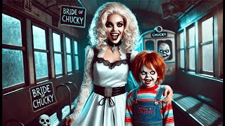 👰 Spirit Halloween Child’s Play Toddler Tiffany Costume  Best Kids Bride of Chucky Costume 👰 [upl. by Kellyn]