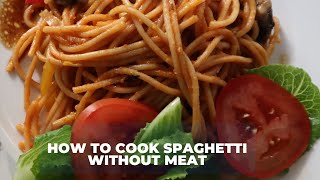 How To Cook Spaghetti Without Meat [upl. by Feodora]