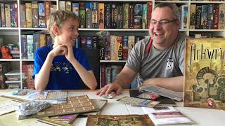 Arkwright Board Game Reviewwith Justin and Max [upl. by Ykcaj]