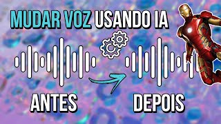 🔧COMO MUDAR SUA VOZ EM TEMPO REAL NO DISCORD LIVES E JOGOS  Mudar Voz com IA✔️ [upl. by Amairam]