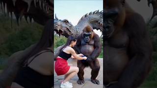 Gorilla good job funny comedyvideos cute funnyanimlas sorts ytshorts viralvideo [upl. by Astrea172]