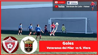 Goles  Veteranos del Pilar vs G Viera [upl. by Adnovay99]