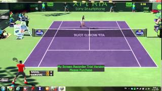 nadal vs djokovic miami 2014 HD [upl. by Aibsel]