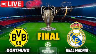 🔴 LIVE Dortmund vs Real Madrid Live Stream  2024 UEFA Champions League Final  Game Simula PES 21 [upl. by Utley21]