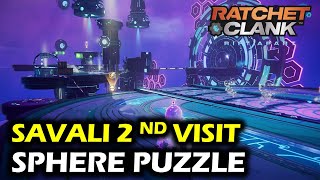 Savali Anomaly Puzzle Sphere Puzzle Guide Clank Possibilities  Ratchet and Clank Rift Apart [upl. by Retsek]