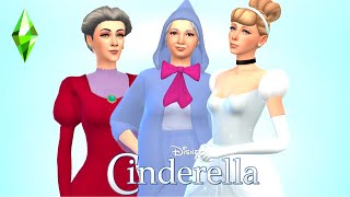 I Make Every Cinderella Character I Create a Sim I Sims 4 I Rebeccas Creations [upl. by Nino883]