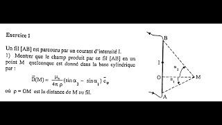 Electromagnétisme dans le vide SMPSMPCS3 darijaloi biot et savart [upl. by Rickart]