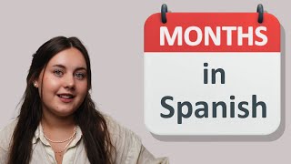 Learn Spanish Months in Just 3 Minutes 🗓️ [upl. by Melia]