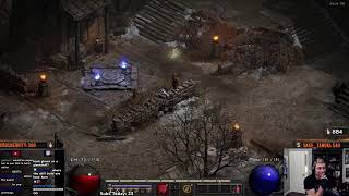 Diablo 2  FINISHING 2 Handed CHARGE PALADIN llamarpg [upl. by Zolly]