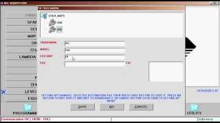 write changes on flash in BRC sequent ECU using BRC software [upl. by Ern]