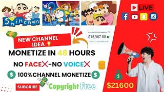 Upload Any Cartoon 🤯😍 No Copyright Stike©❌100 Channel Monetize✔ Earned 💸21000 [upl. by Eimyaj642]