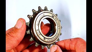 How To Overhaul A Bicycle Single Speed Freewheel [upl. by Aropizt]