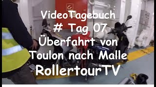 19 Tag 8 mitnmrollernachmalle Überfahrt Und Ankunft auf Mallorca mit Minipanne [upl. by Gurl273]