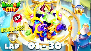 Dragon City High Altruistic Dragon  Heroic Race LAP 1  30 COMPLETED 😱 [upl. by Aniakudo]