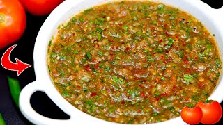 टमाटर से इस तरह चटनी बनायेंगे तो सब सब्जी खाना तो भूल ही जायेंगे😋Tomato ChutneyEasy Chutney Recipe [upl. by Ajssatsan738]