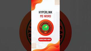 Hyperlink In MS Wordshorts shortvideo trending trendingvideo video mswordnewshorts [upl. by Hardi]