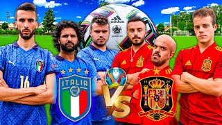 ⚽ ITALIA vs SPAGNA  COME FINIRÀ EURO 2020 FOOTBALL CHALLENGE [upl. by Akaya729]