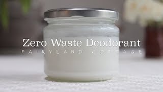 Zero Waste Deodorant  DIY  3 Ingredients [upl. by Pember]