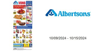 Albertsons Weekly Ad US  10092024  10152024 [upl. by Hyps]