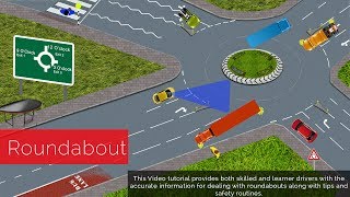 UK ROUNDABOUT RULES DRIVING LESSON ACCORDING TO HIGHWAY RULES PASS YOUR DRIVING TEST [upl. by Barnabas832]