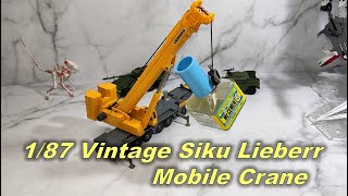 187 Vintage Siku Lieberr Mobile Crane [upl. by Aufmann110]