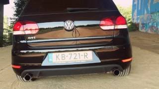 Golf VI GTI resonator delete sound [upl. by Guimar]