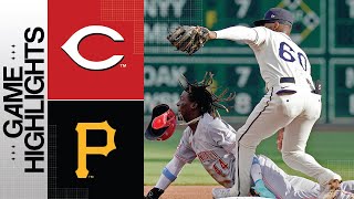 Reds vs Pirates Game 2 Highlights 81323  MLB Highlights [upl. by Aihsem]