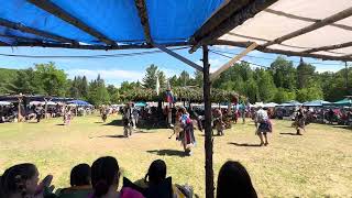 Kitigan zibi traditional powwow 2024 Men’s traditional exhibition Double beat [upl. by Linsk]