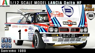 ITALERI 112 LANCIA Delta HF Integrale Sanremo 1989 [upl. by Dupuis]