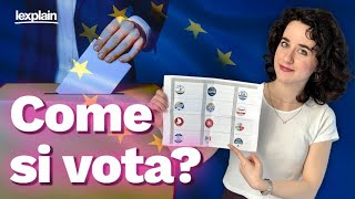 Elezioni europee 2024 comè fatta la scheda e come si vota [upl. by Eenahs]