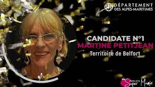 Candidate n°1  Martine Petitjean Super Mamie Territoire de Belfort [upl. by Tedric247]