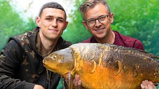 Manchester City Star Phil Foden Swaps Football For Carp Fishing With Neil Spooner  Spooners Vlog [upl. by Aihsila984]