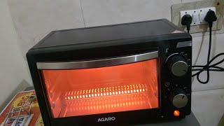 cheapest Oven AGARO Marvel 9 Liters otg review  Toaster GrillerCake Baking Otg 800 Watts  pizza [upl. by Trevor]