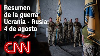 Resumen en video de la guerra Ucrania  Rusia 4 de agosto [upl. by Miett]