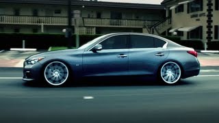 Infiniti Q50S  Vossen CVT Directional Wheels  Rims [upl. by Emee]