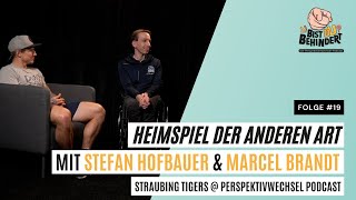 Heimspiel der anderen Art mit Stefan Hofbauer amp Marcel Brandt von den Straubing Tigers [upl. by Krissy]