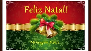 Mensagem de Feliz Natal  Cartão de Felicidades [upl. by Neeron403]