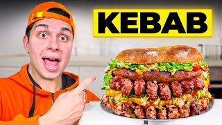 Mangio il KEBAB più GROSSO al Mondo 15kg [upl. by Pratte]