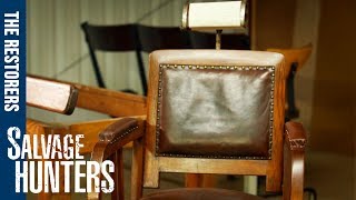 Craig Struggles To Transform 1920s Barber Chair  Salvage Hunters The Restorers [upl. by Aldous]