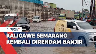 Pantura Kaligawe Semarang Banjir Sejumlah Kendaraan Mogok [upl. by Eirrotal]