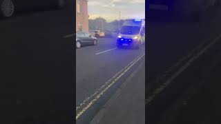 NWAS Ambulance Responding ambulance cumbria Workington nwas dca shorts [upl. by Rizan]