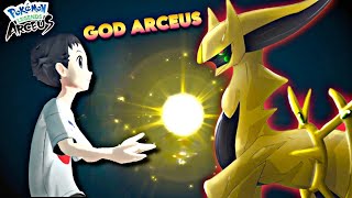 I MET GOD OF POKEMON ARCEUS  POKEMON LEGENDS ARCEUS 1 [upl. by Cressy]