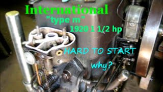 1920 International type m 6  hard to start  why [upl. by Courtland]