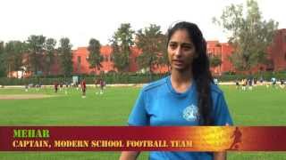 Coerver Coaching at Modern School Barakhamba Rd Delhi [upl. by Dubenko]