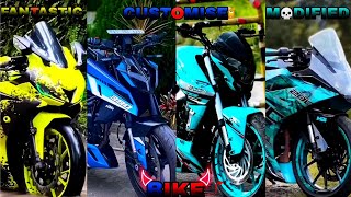 FANTASTIC⚡MODIFIED VIDEO⛔DUKE 390 R15 V3 NS 200 ktm rc 200 [upl. by Ecyrb]