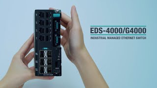 IEC 6244342 Managed Ethernet Switches  Moxa EDS4000G4000 Condensed [upl. by Armitage]