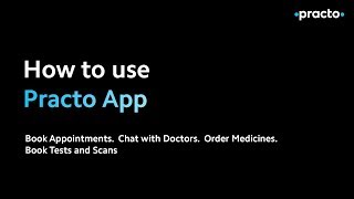 Practo App  Search amp Book Doctors Lab tests Order Medicines Chat with Doctors [upl. by Ettennaj]