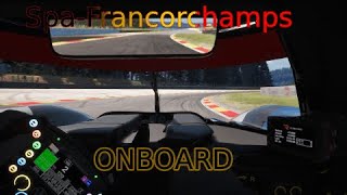 OnBoard  SpaFrancorchamps  Bmw M Hybrid V8  RennSport [upl. by Idnam]