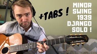 Minor Swing Django Solo  Tab [upl. by Alegnatal752]